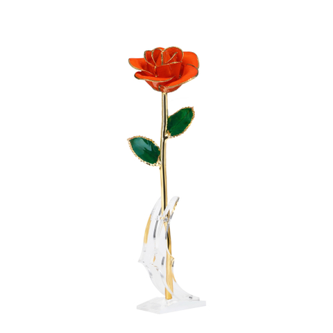 Source factory gold roses wedding arrangement decorations cross-border e-commerce preferred gold-plated roses