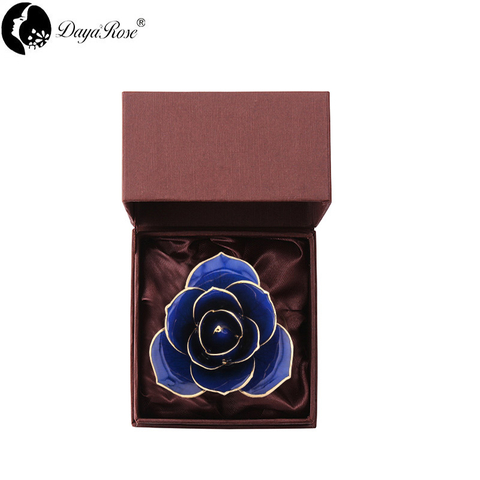 Love is the only blue gold dipped gold rose (natural rose)