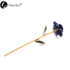 Wholesale Customised Gold Dipped Rose Blue Series