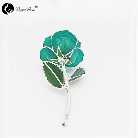 Sky Blue with Silver Roses(March)