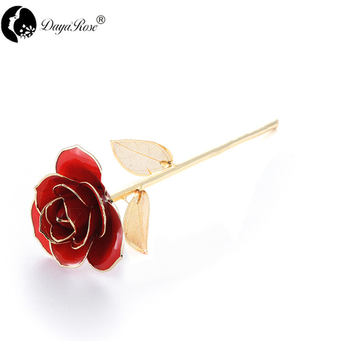 Daiya Orange Red Rose 24K Gold (gold Leaf)