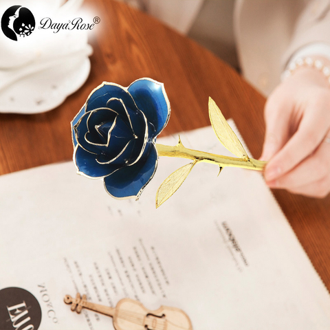 Daiya Light Blue Rose 24K Gold (gold Leaf)