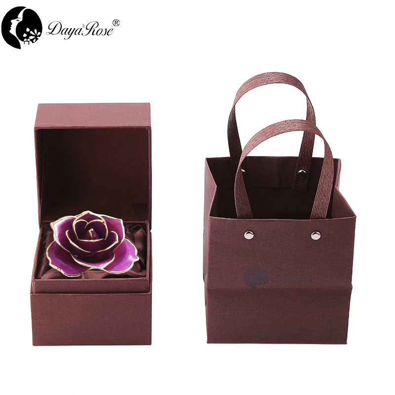 Love Only Purple Gold Rose (natural Rose)